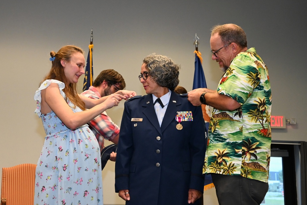 Miller promotes to colonel at the 165th Airlift Wing