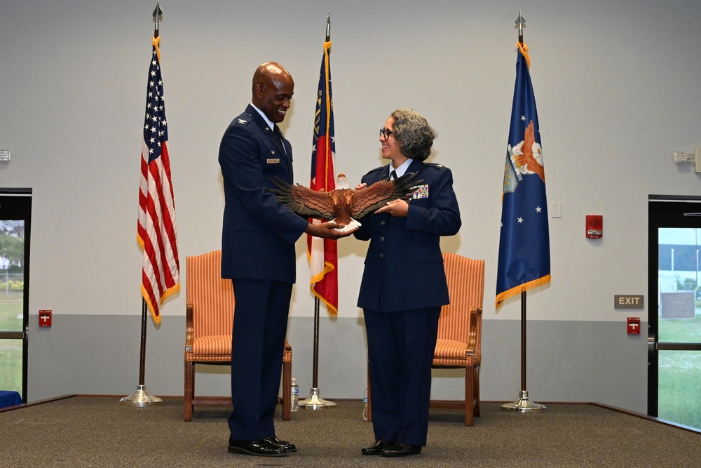 Miller promotes to colonel at the 165th Airlift Wing