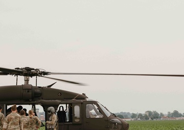 The Missouri National Guard teams up for medical evacuation training