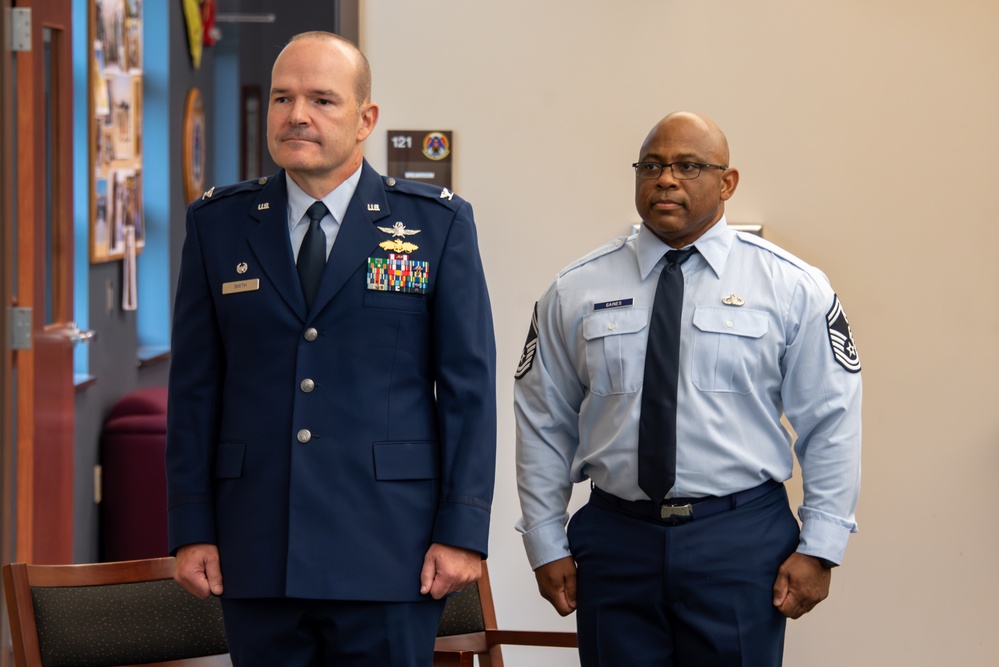 Senior Master Sgt. Jeffery Gaines Promoted to Chief Master Sgt.