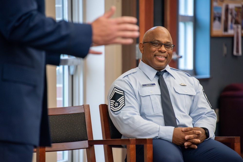 Senior Master Sgt. Jeffery Gaines Promoted to Chief Master Sgt.