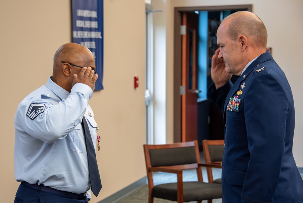 Senior Master Sgt. Jeffery Gaines Promoted to Chief Master Sgt.