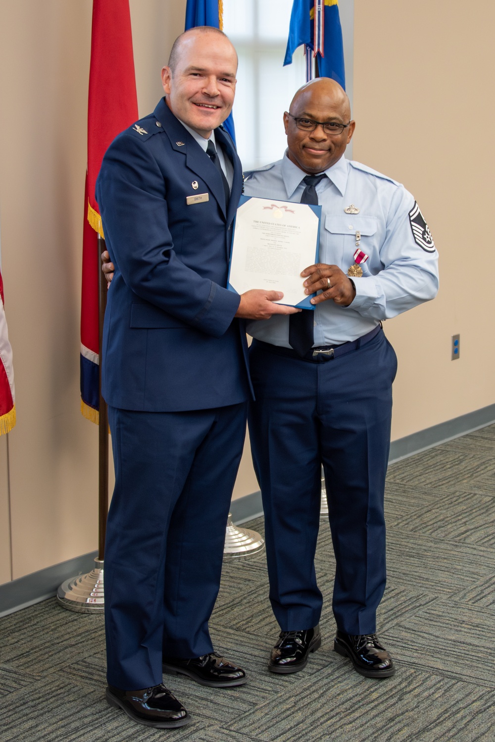 Senior Master Sgt. Jeffery Gaines Promoted to Chief Master Sgt.