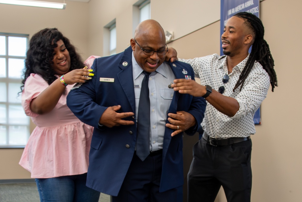 Senior Master Sgt. Jeffery Gaines Promoted to Chief Master Sgt.
