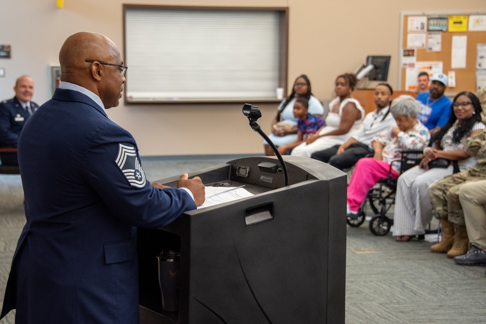 Senior Master Sgt. Jeffery Gaines Promoted to Chief Master Sgt.