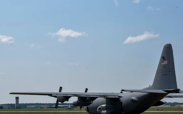 Total Force Airmen arrive at Battle Creek ANGB in support of Exercise Northern Strike 25-2