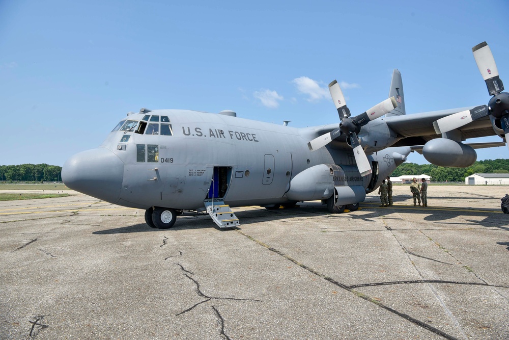 Total Force Airmen arrive at Battle Creek ANGB in support of Exercise Northern Strike 25-2