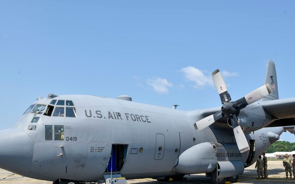 Total Force Airmen arrive at Battle Creek ANGB in support of Exercise Northern Strike 25-2