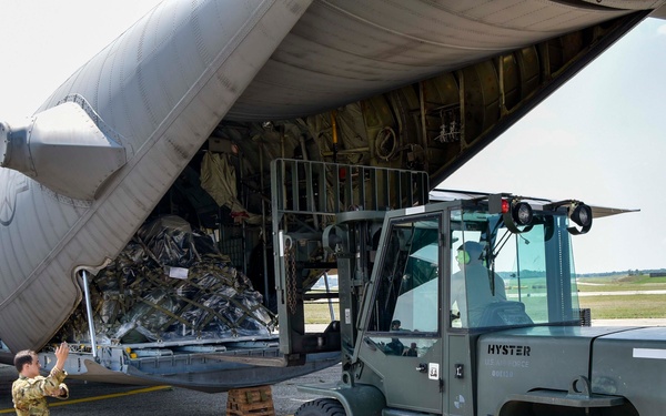 Total Force Airmen arrive at Battle Creek ANGB in support of Exercise Northern Strike 25-2