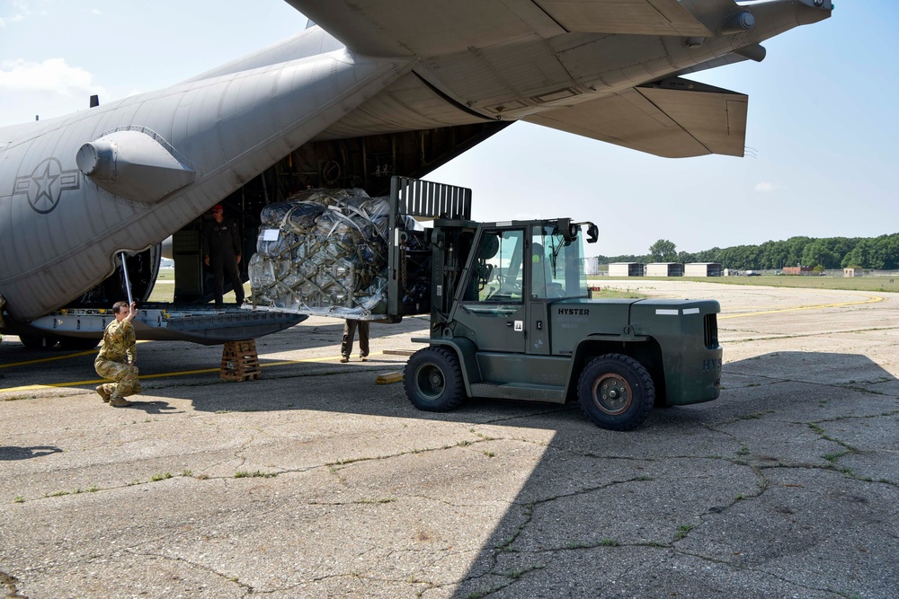 Total Force Airmen arrive at Battle Creek ANGB in support of Exercise Northern Strike 25-2