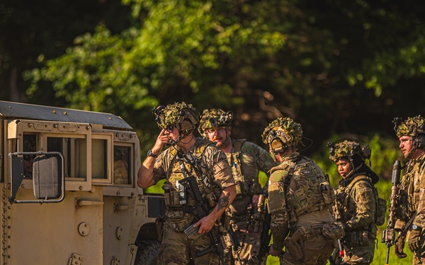 Security Forces train base defense at Fort Leonard Wood