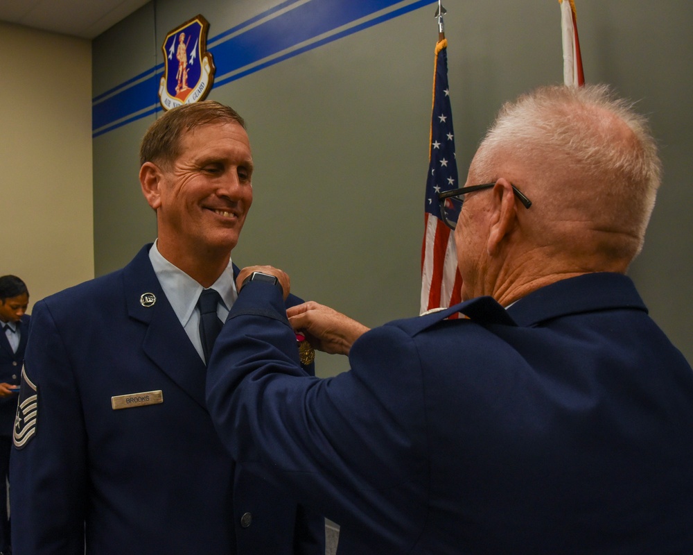 MSGT Brooks retires from the US Air Force