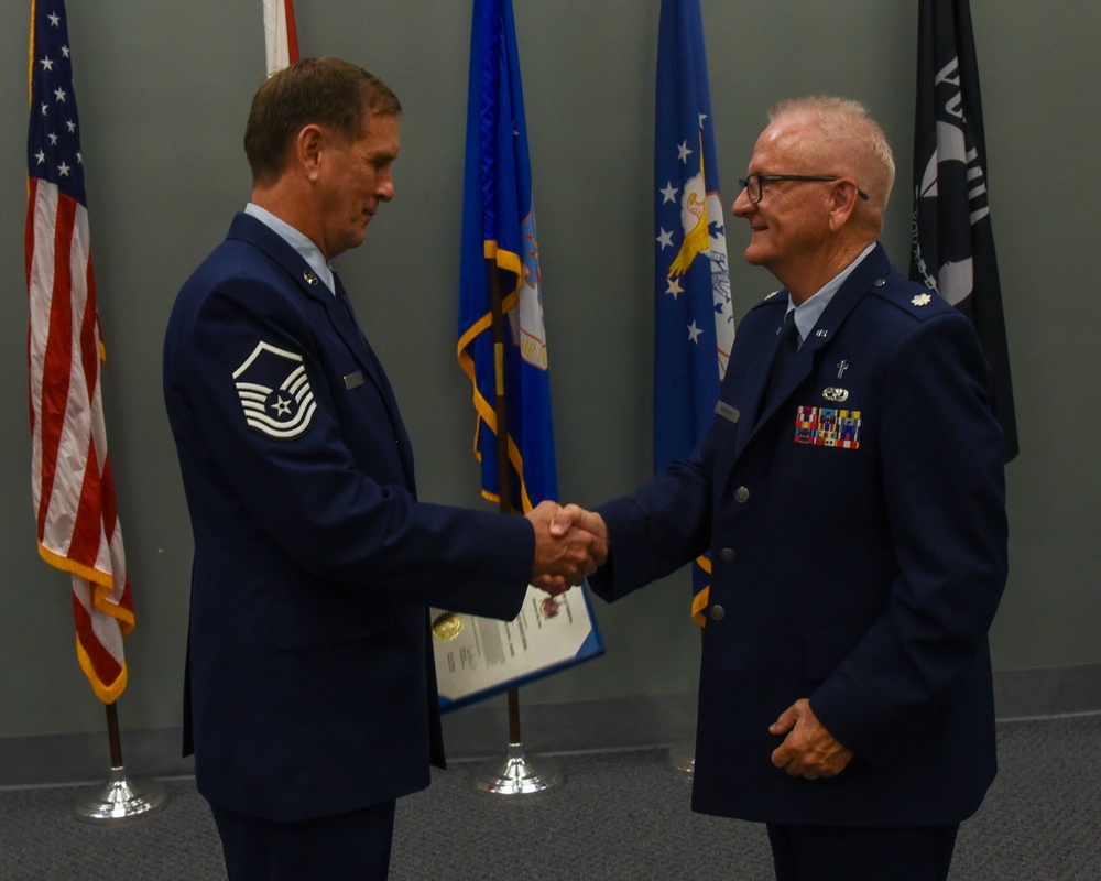 MSGT Brooks retires from the US Air Force