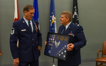 MSGT Brooks retires from the US Air Force
