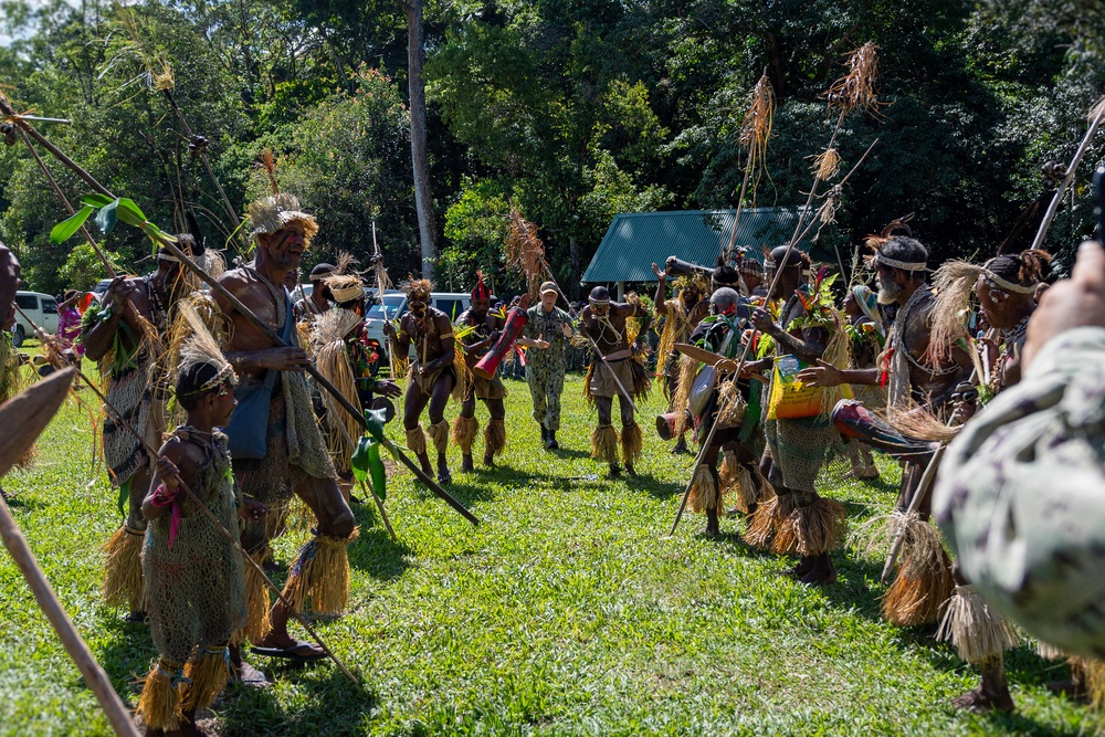 Pacific Partnership 2025 Leaders attend the Lae City festival in Lae, Papua New Guinea, July 2025