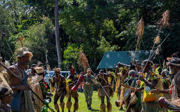 Pacific Partnership 2025 Leaders attend the Lae City festival in Lae, Papua New Guinea, July 2025
