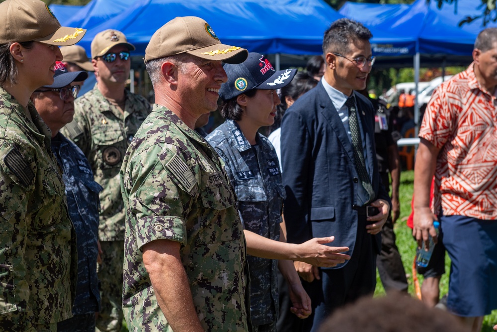 Pacific Partnership 2025 Leaders attend the Lae City festival in Lae, Papua New Guinea, July 2025