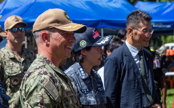 Pacific Partnership 2025 Leaders attend the Lae City festival in Lae, Papua New Guinea, July 2025