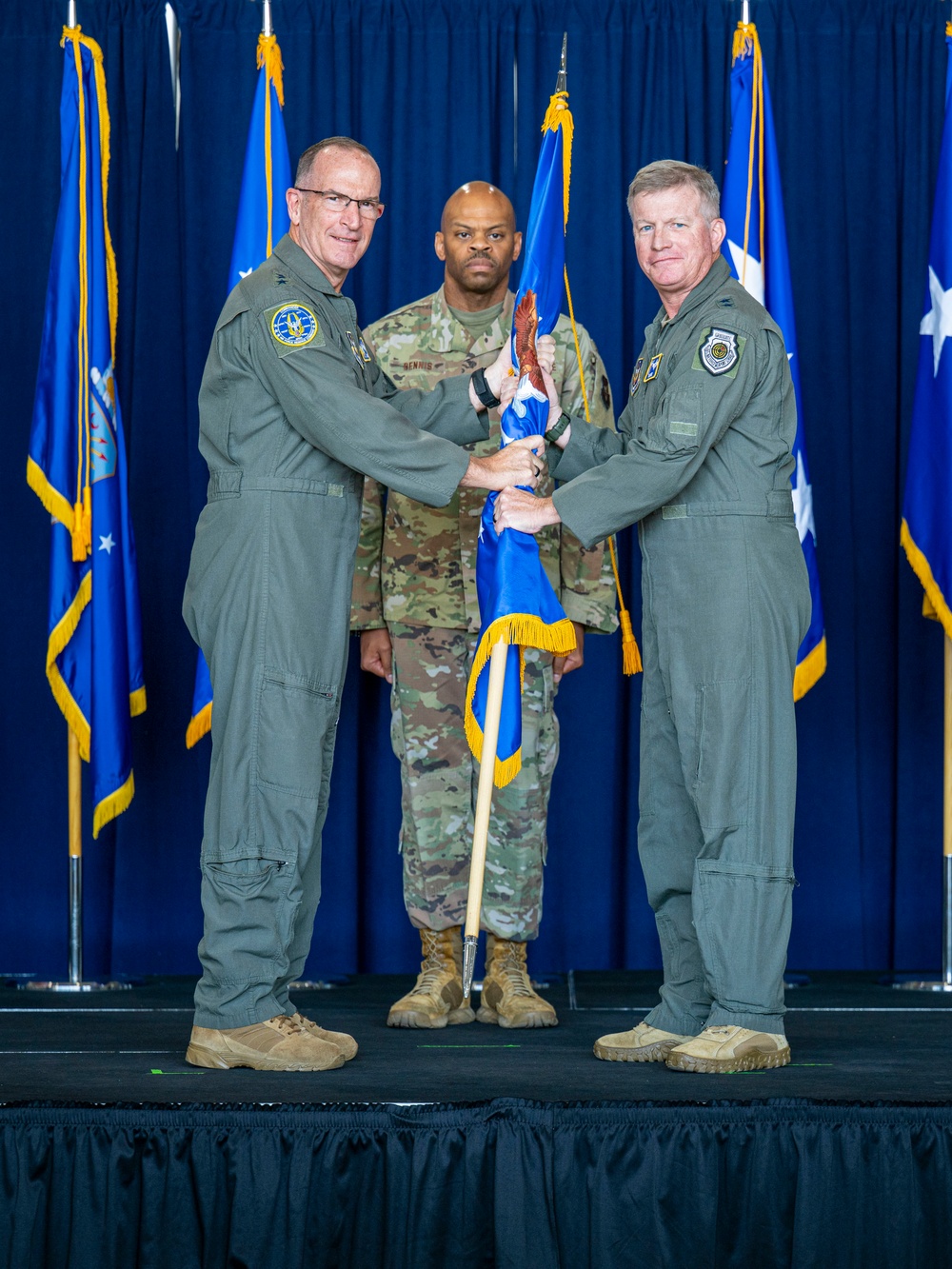 4th Air Force Change of Command