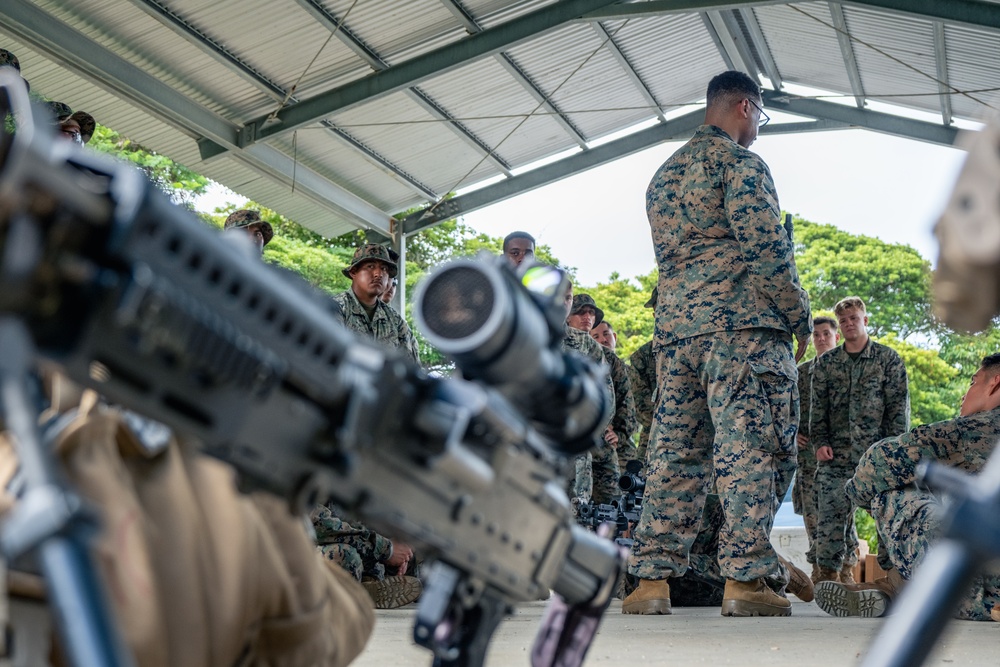 U.S. Marines Conduct a M240B Machine Gun Live-Fire Range