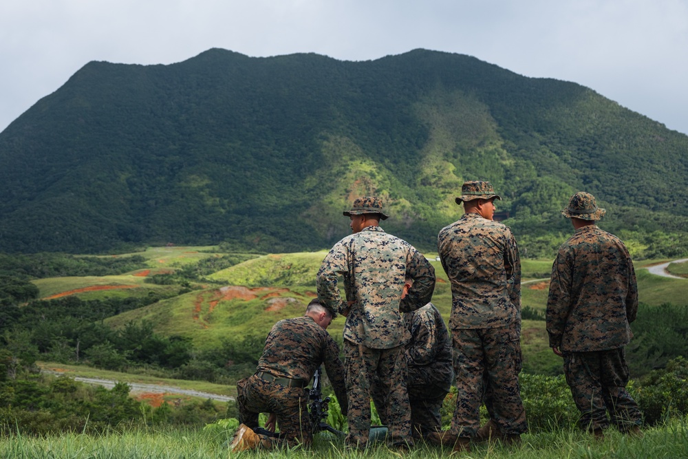 U.S. Marines Conduct a M240B Machine Gun Live-Fire Range