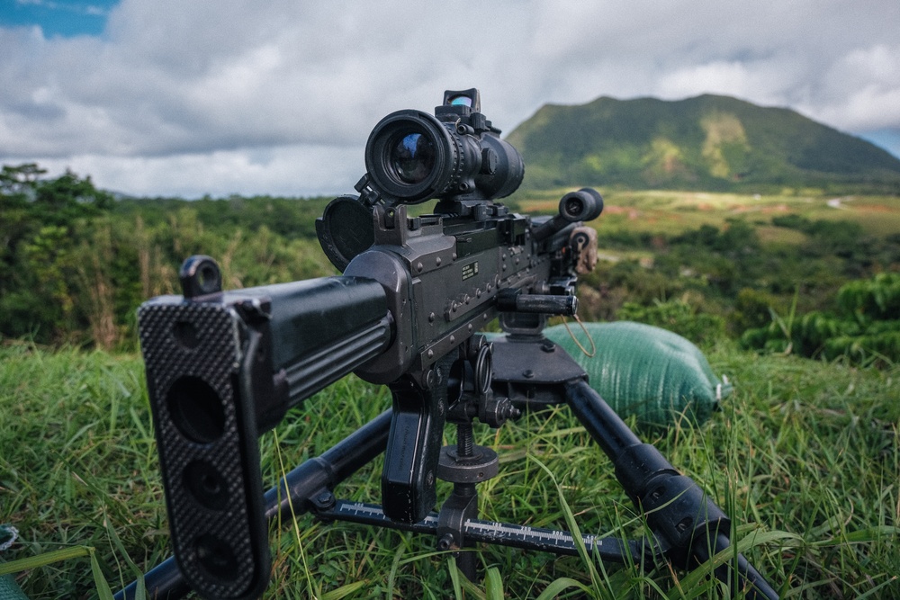 U.S. Marines Conduct a M240B Machine Gun Live-Fire Range