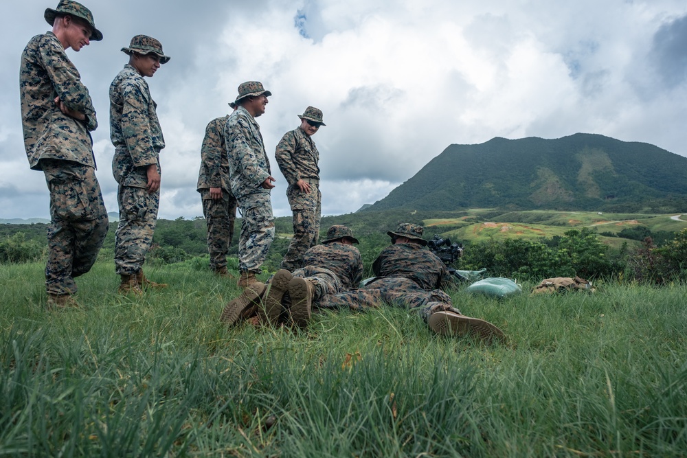U.S. Marines Conduct a M240B Machine Gun Live-Fire Range