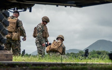 U.S. Marines Conduct a M240B Machine Gun Live-Fire Range