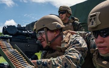 U.S. Marines Conduct a M240B Machine Gun Live-Fire Range
