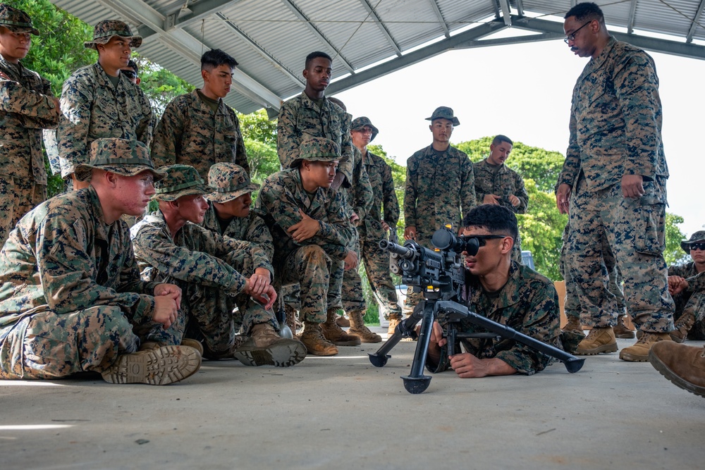 U.S. Marines Conduct a M240B Machine Gun Live-Fire Range