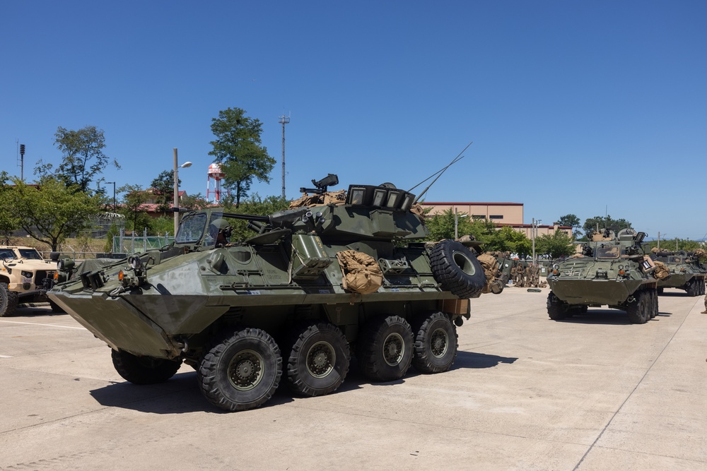 3d LAR Arrives at Suseong-Ri Range During KMEP 25