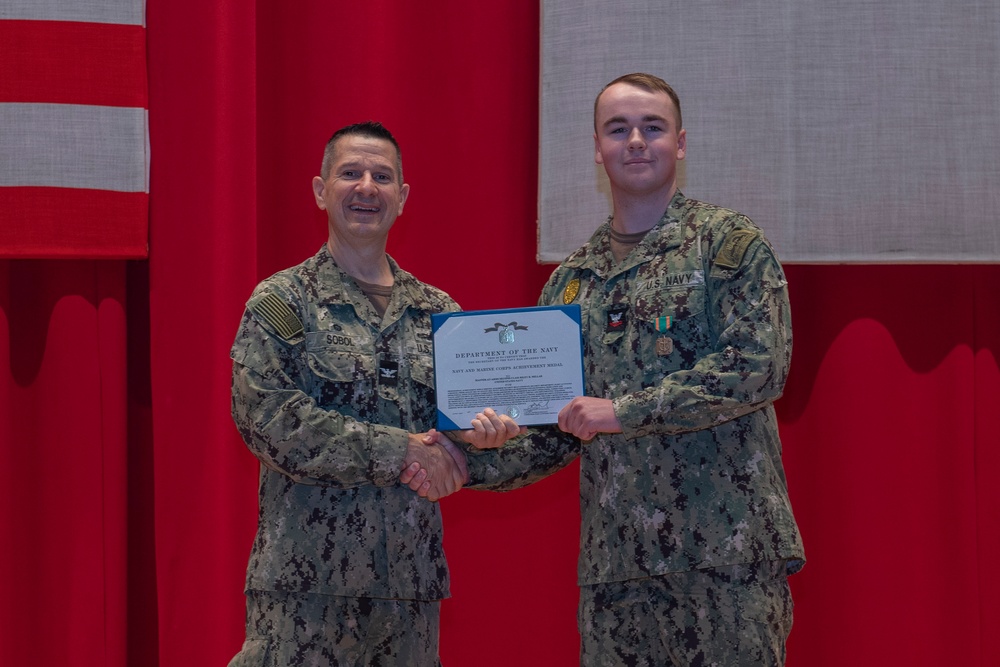 CFAY Holds All Hands and Awards at Quarters&amp;#xA;