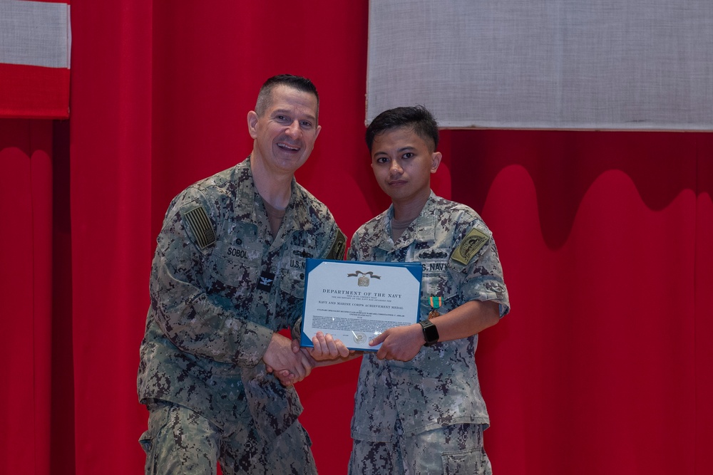 CFAY Holds All Hands and Awards at Quarters&amp;#xA;