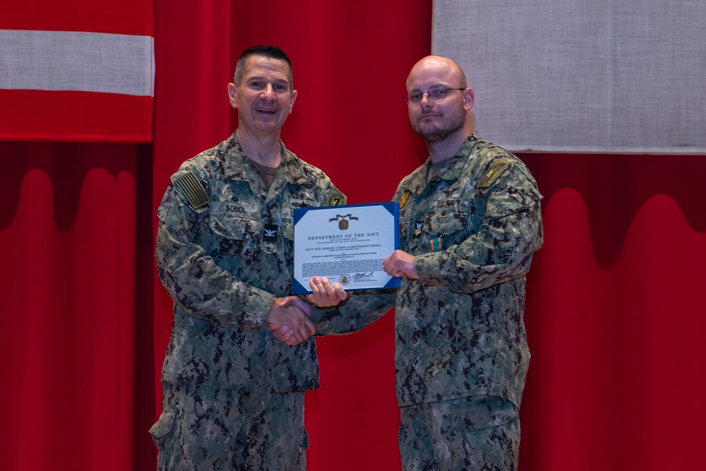 CFAY Holds All Hands and Awards at Quarters&amp;#xA;