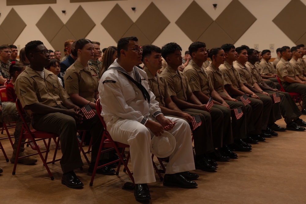 Camp Foster hosts naturalization ceremony for new U.S. Citizens