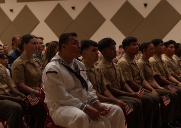 Camp Foster hosts naturalization ceremony for new U.S. Citizens
