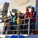 USS Truxtun Conducts RAS with HNoMS Maud
