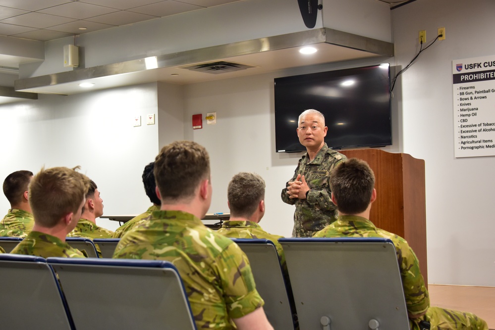 The New Zealand Defense Force arrives at Osan Air Force Base, South Korea.