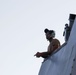 USS Truxtun Sailor Stands Watch