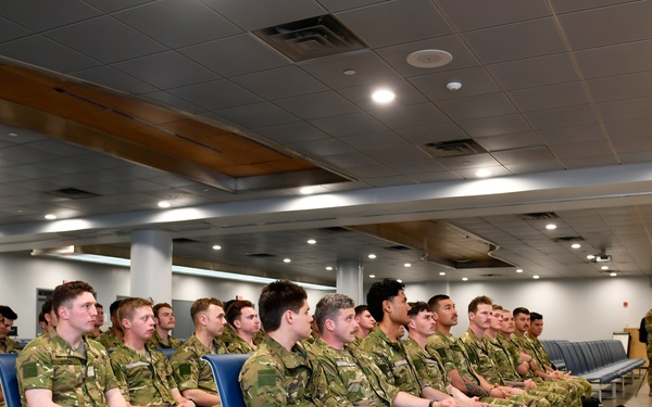The New Zealand Defense Force arrives at Osan Air Force Base, South Korea.