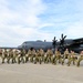 The New Zealand Defense Force arrives at Osan Air Force Base, South Korea.