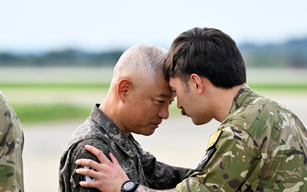 The New Zealand Defense Force arrives at Osan Air Force Base, South Korea.