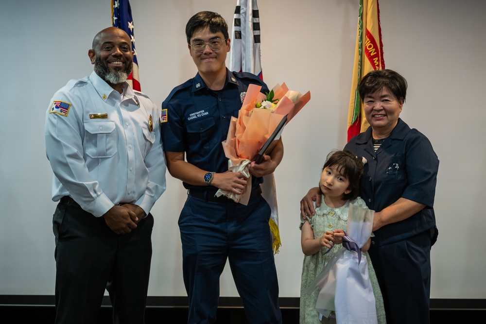 Camp Casey DES graduation