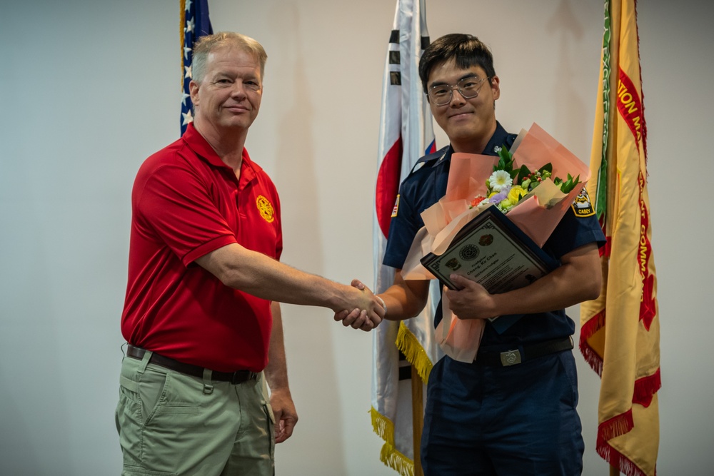 Camp Casey DES graduation