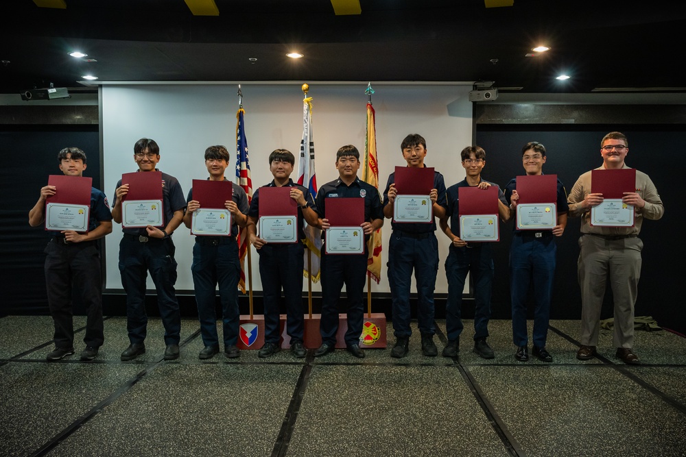 Camp Casey DES graduation