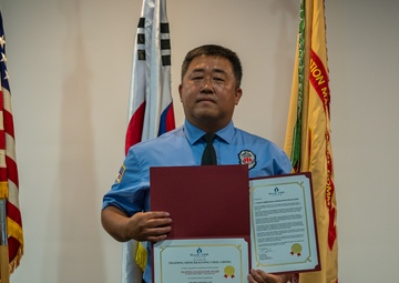 Camp Casey DES graduation