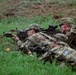 Soldiers from 2nd Battalion, 23rd Infantry Regiment fire from the prone during a squad live-fire training exercise at the Story Live Fire Complex, South Korea, July 31, 2025.