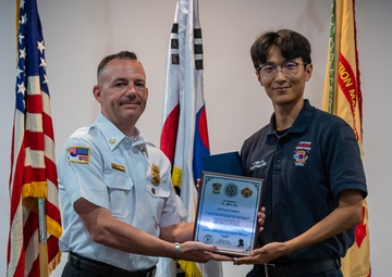 Camp Casey DES graduation