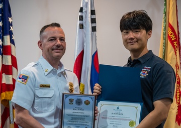 Camp Casey DES graduation