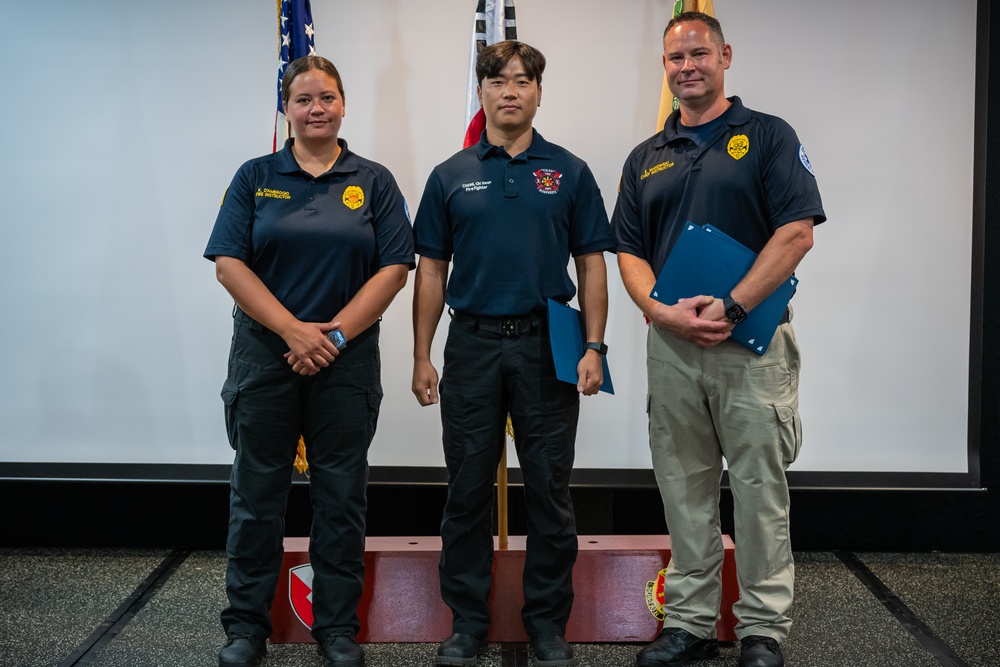 Camp Casey DES graduation